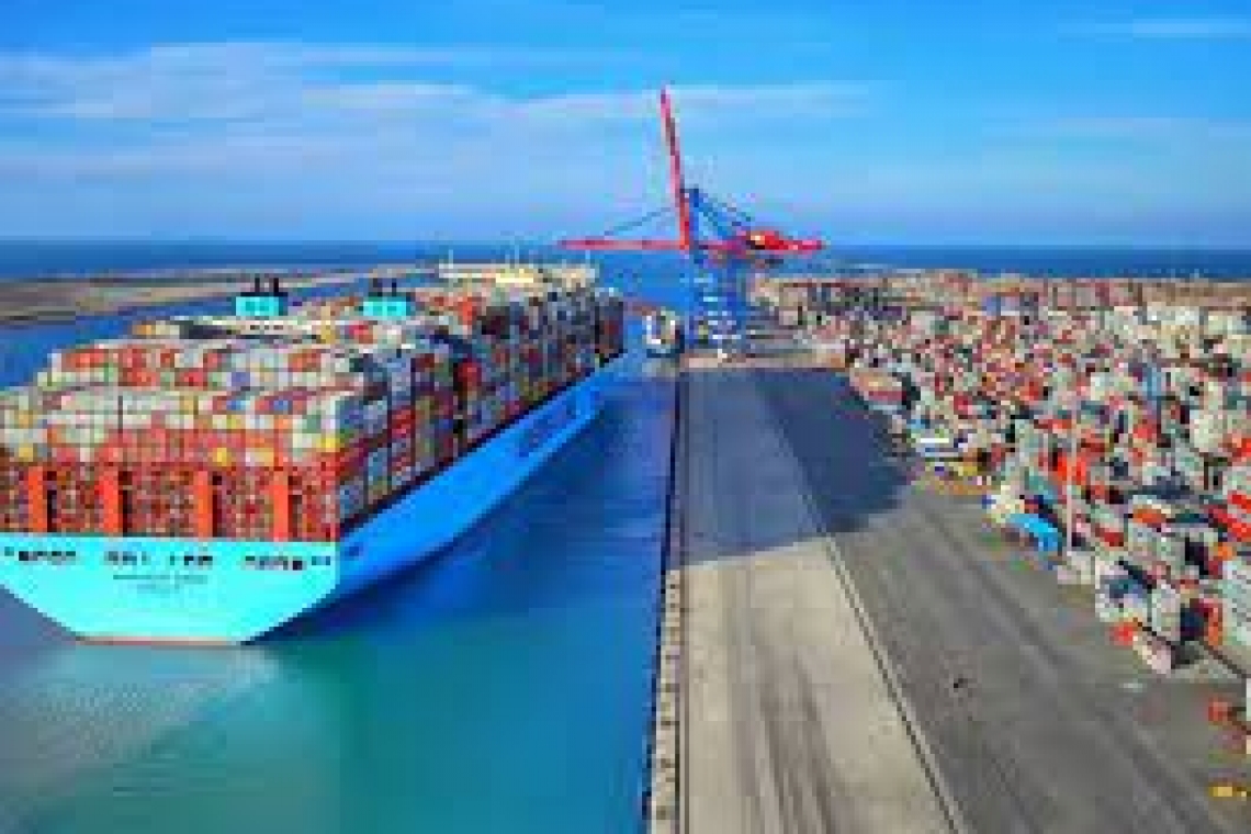 استقبال ميناء غرب بورسعيد للسفينة ZAMZAM 1