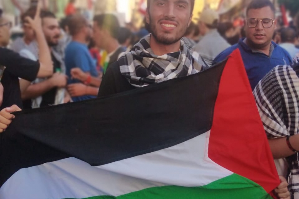 مظاهرات حاشدة في الإسماعيلية دعما للقضية الفلسطينية و للتنديد بمجازر الاحتلال