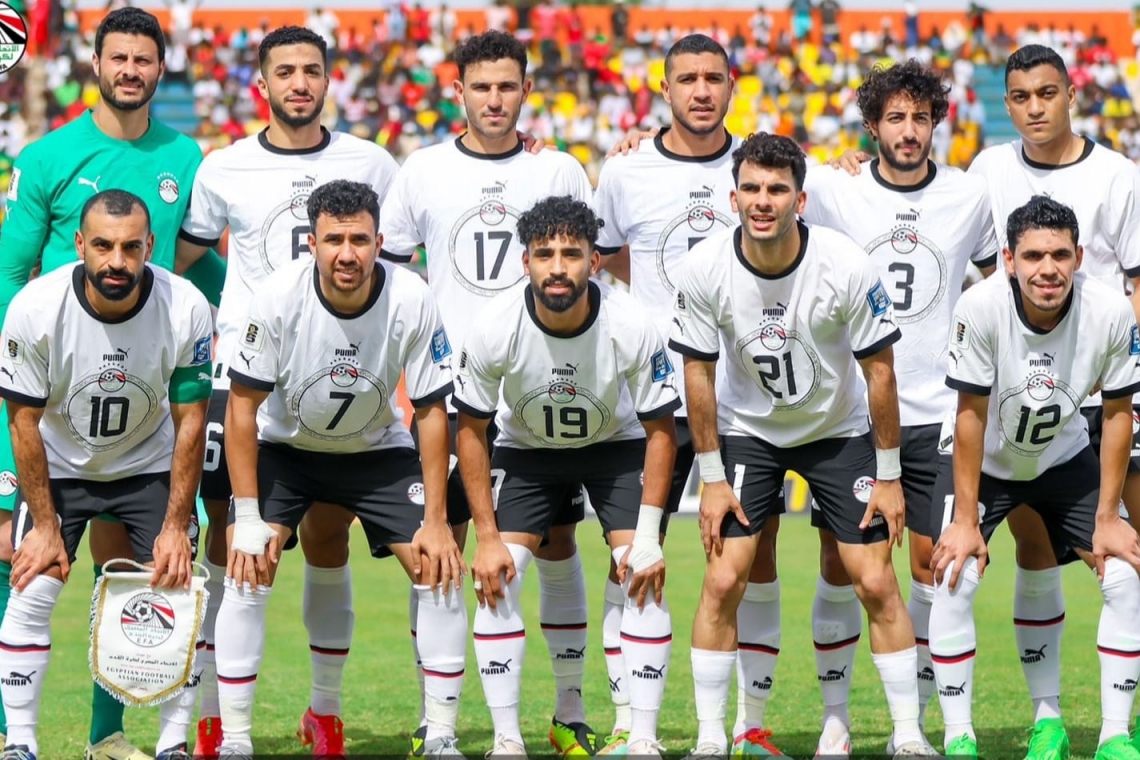 صلاح.. يبدع ويحرز هدف المنتخب المصري بمباراة غينيا بيساو