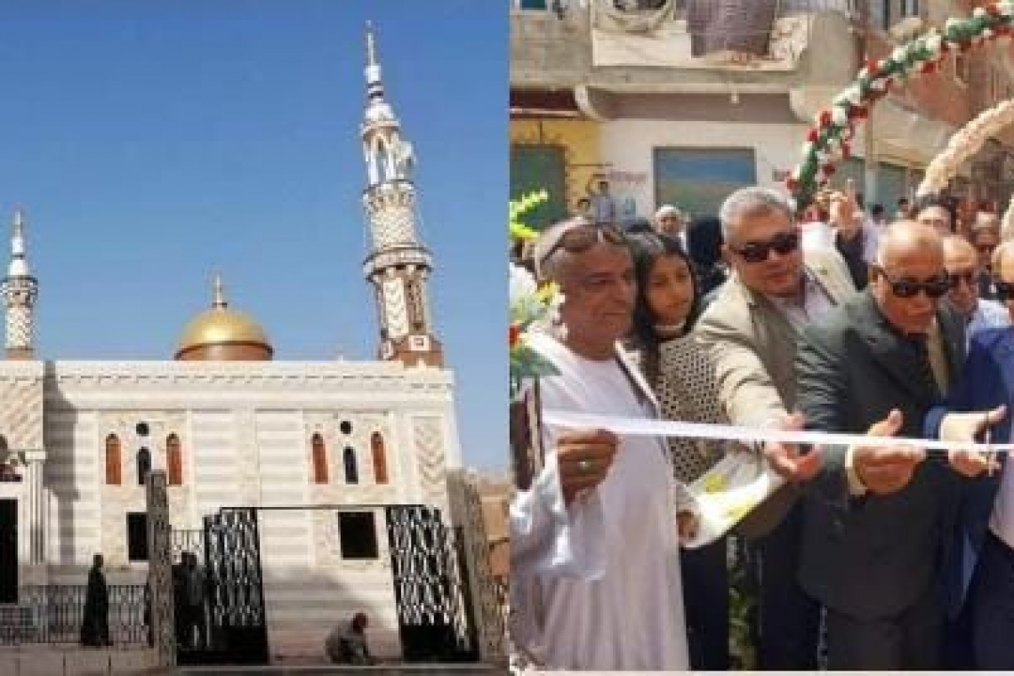 النائب سامي سليم يشارك محافظ الإسماعيلية إفتتاح مسجد القرية النموذجية بسرابيوم  