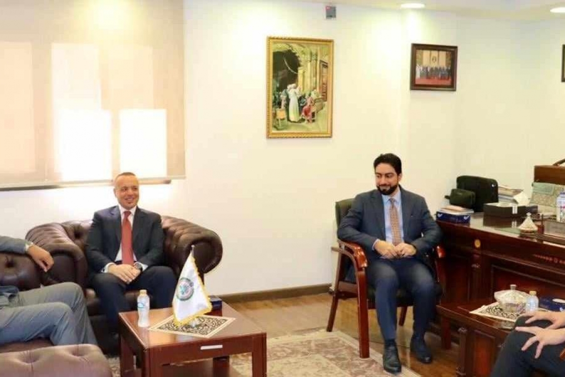 المستشار كامل شعراوي يستقبل أمين عام الاتحاد البرلماني العربي   